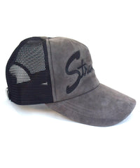 Strummer Leather Cap / GRAY