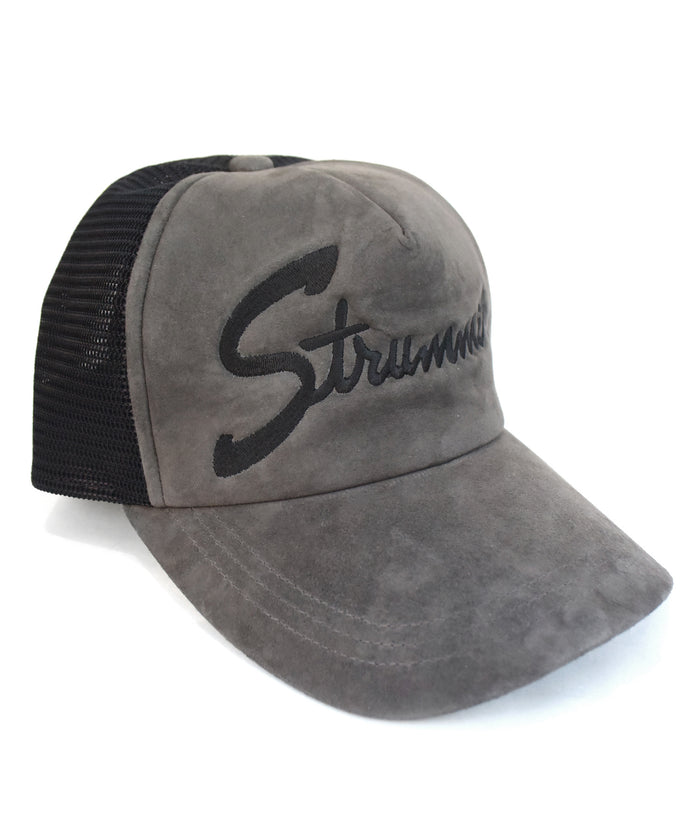 Strummer Leather Cap / GRAY