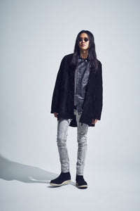 11oz Organic Cotton Stretch Denim Skinny Jeans / WHITE