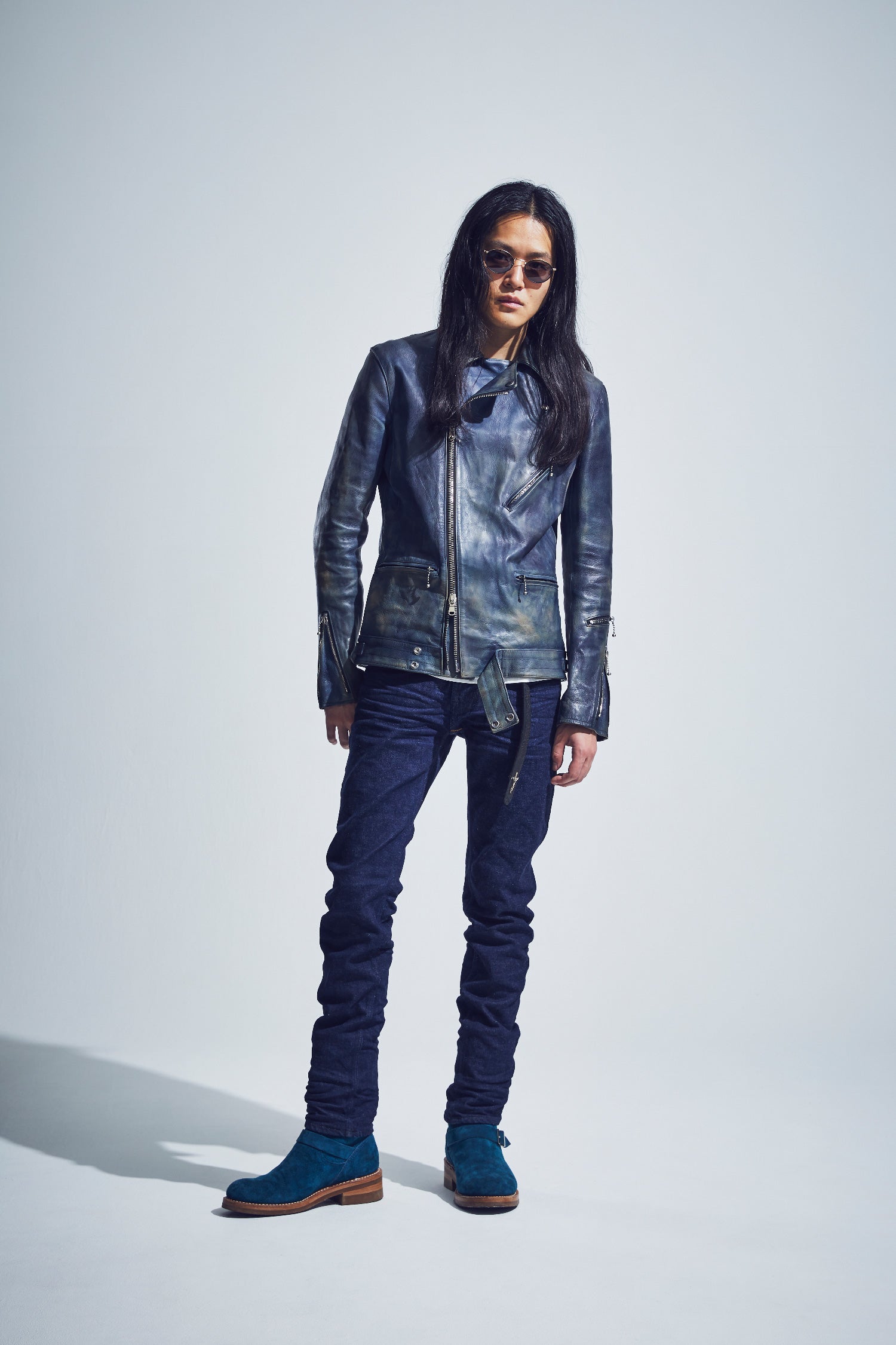 フルタンニン鞣し カーフスキン Burning dyed - 燃焼製品染め SPEEDER