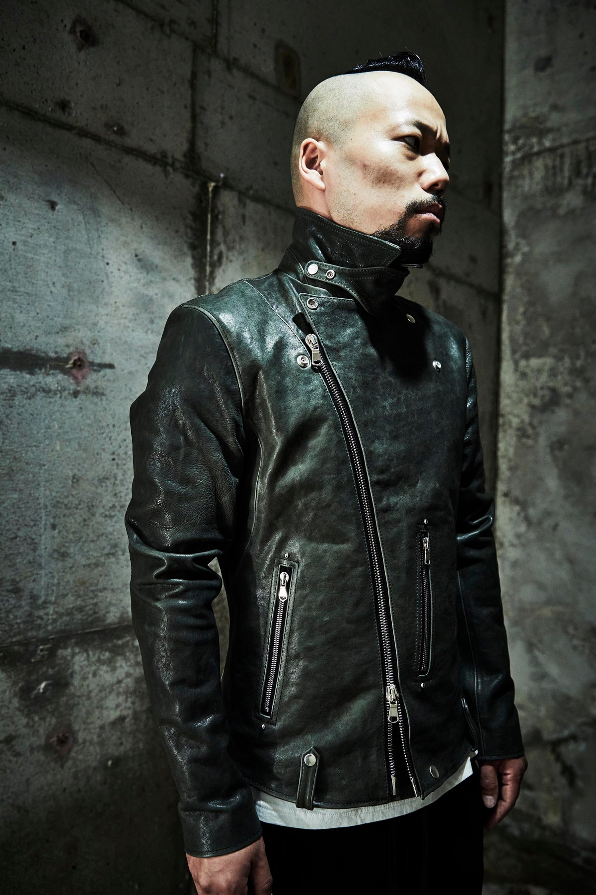 Pit Vegetable Full Tanned Shrank Horse hide "HI-FLYER" Double Riders / GRAY