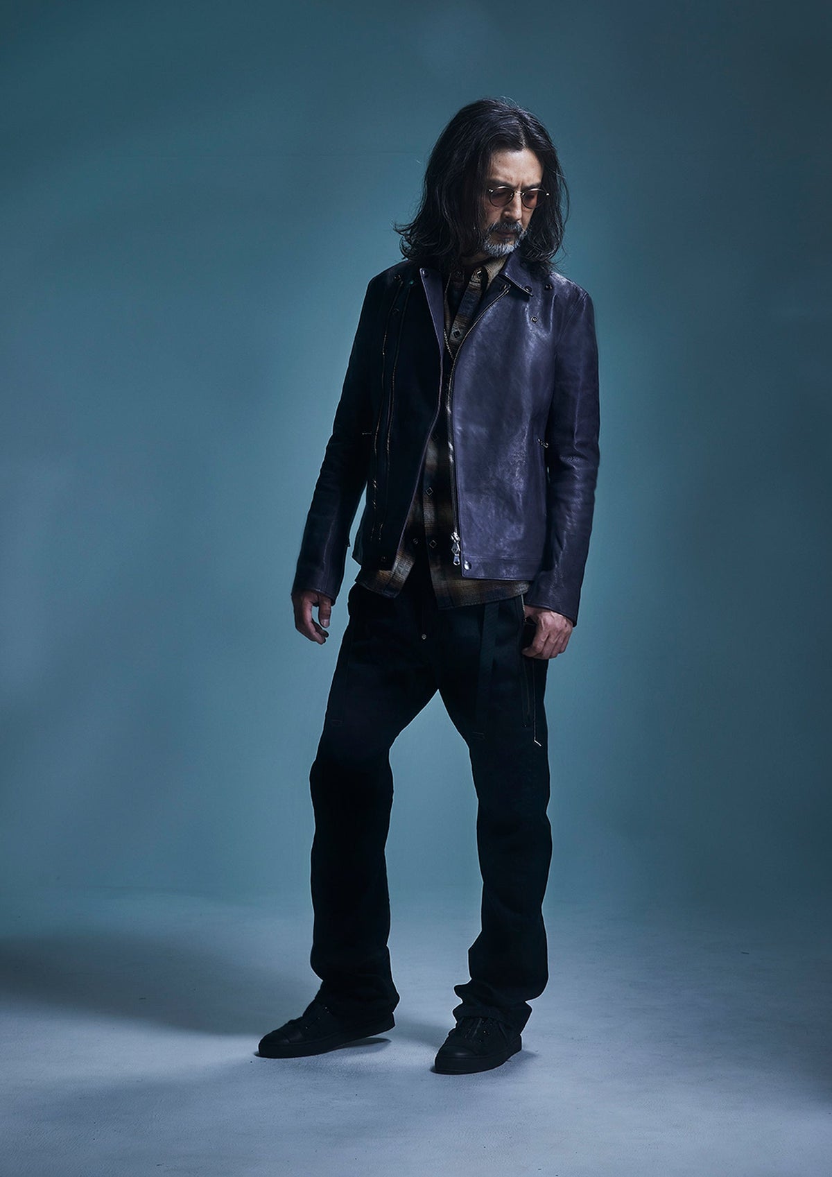 10oz オーガニックコットン ストレッデニム Easy Lyla 3D イージーワイド - BLACK