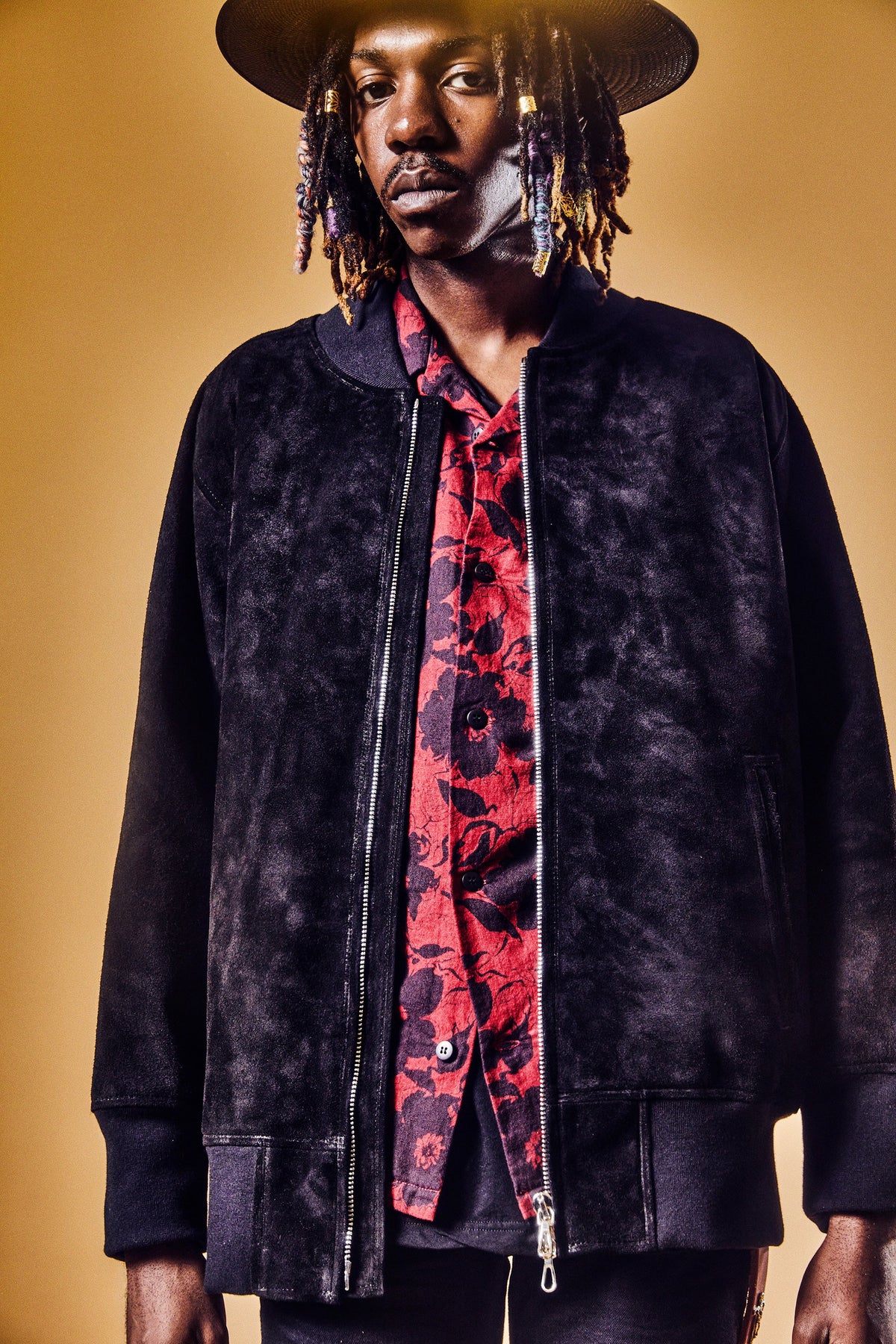 Hard Twist Cotton Over Size Sleeveless Cut&Sew - BLACK