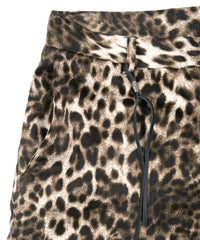 Load image into Gallery viewer, Leopard Printed Satin Shorts - LEOPARD