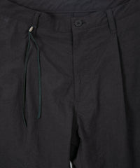 Load image into Gallery viewer, Taslan Finished Nylon Wide Pants - BLACK