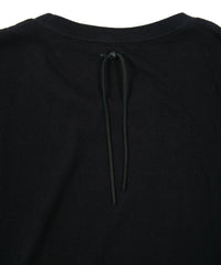Natural Soft Cotton Oversize BLACK STRUM Crew Neck T-shirt - BLACK
