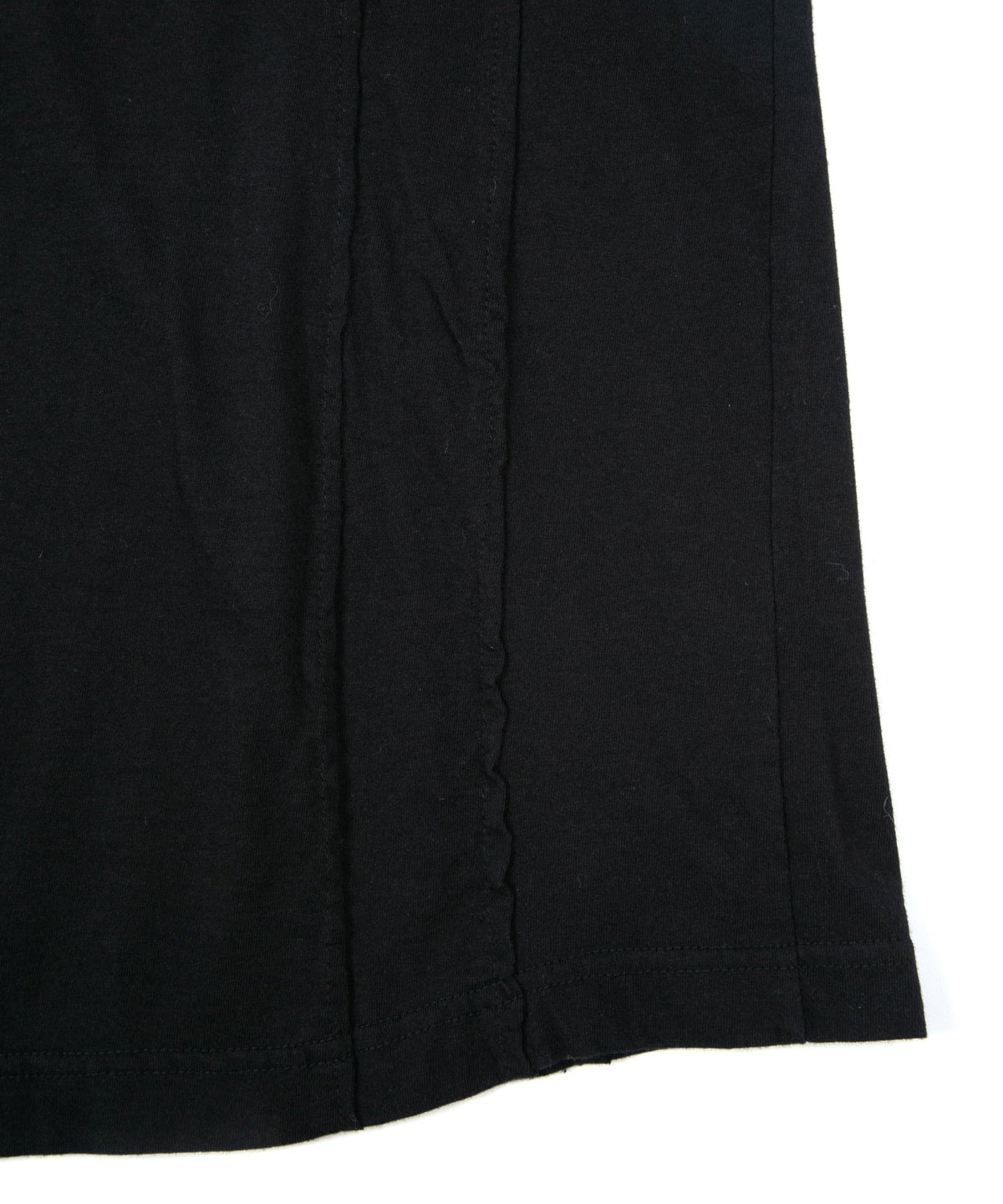 Natural Soft Cotton Oversize BLACK STRUM Crew Neck T-shirt - BLACK