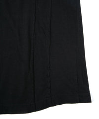 Natural Soft Cotton Oversize BLACK STRUM Crew Neck T-shirt - BLACK