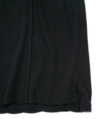 Load image into Gallery viewer, Hard Twist Cotton Oversize Crew Neck T-shirt - BLACK