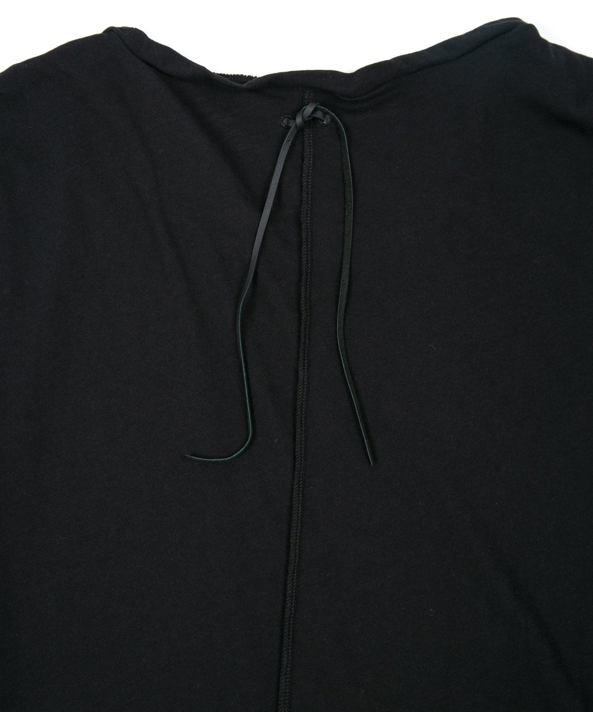 80/2 強撚天竺 オーバーサイズ クルーネック T シャツ - BLACK