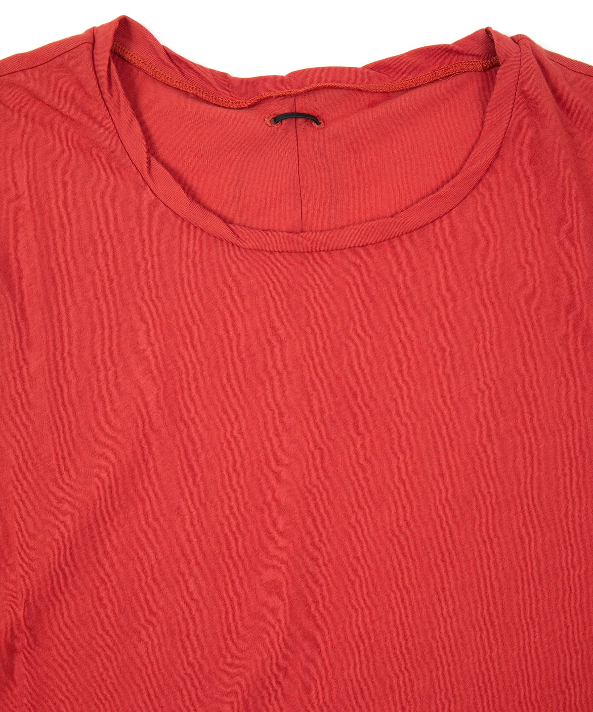 80/2 強撚天竺 オーバーサイズ ノースリーブ カットソー - RED