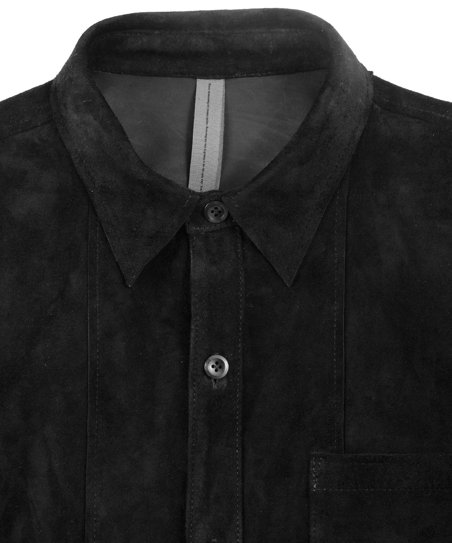 ジャパンカーフスエード SCARS ロングスリーブシャツ - BLACK – STRUM