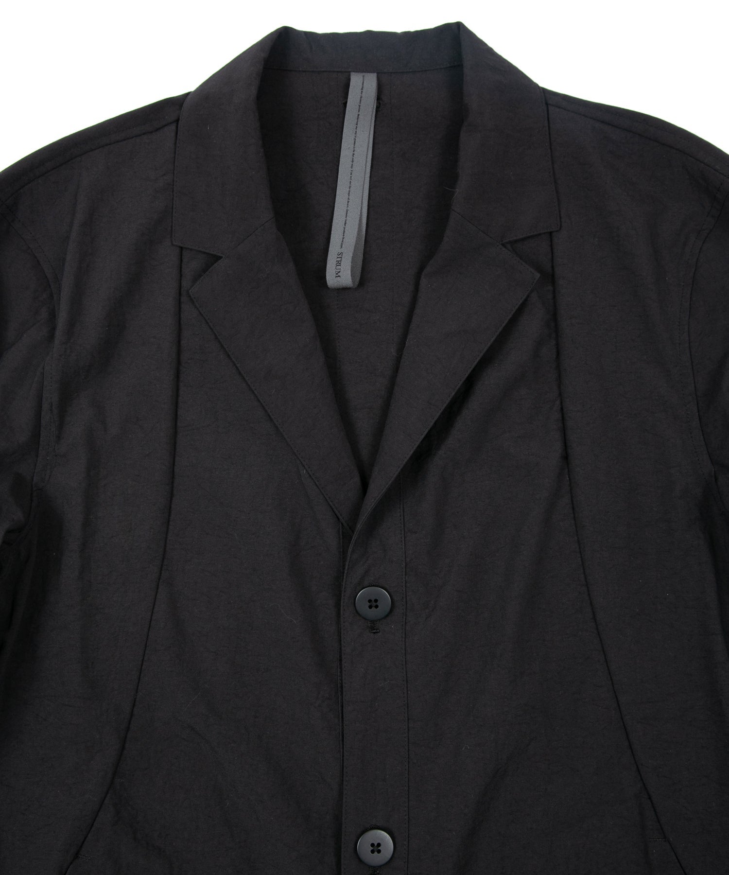 タスラン加工ナイロンオックス ロングジャケット - BLACK – STRUM OFFICIAL