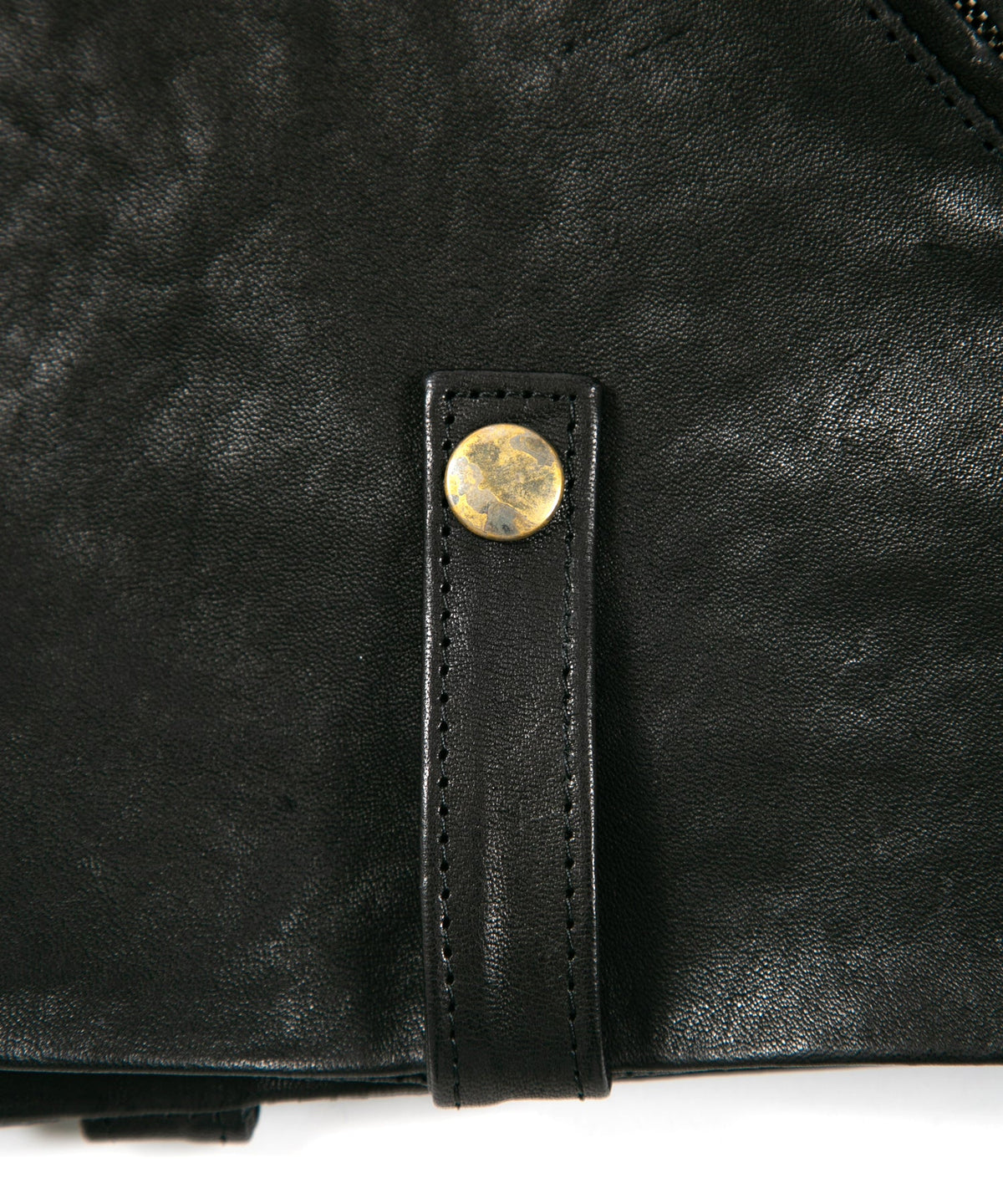 STRUM × P.E.O.T.W AG フルタンニン ピット鞣し シュリンク ホースハイド オーバーダブルライダースジャケット - BLACK