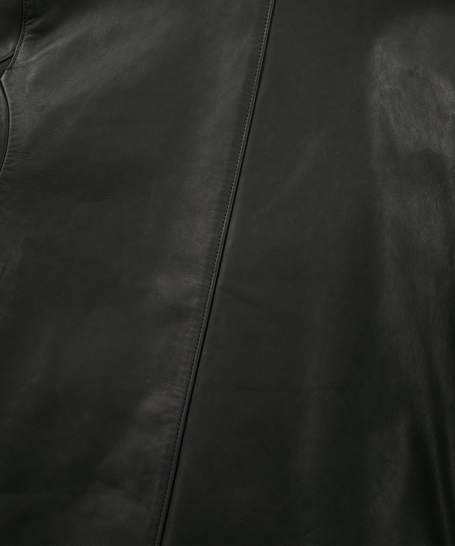 フランスホースハイド JAY セミシングルライダースジャケット - BLACK