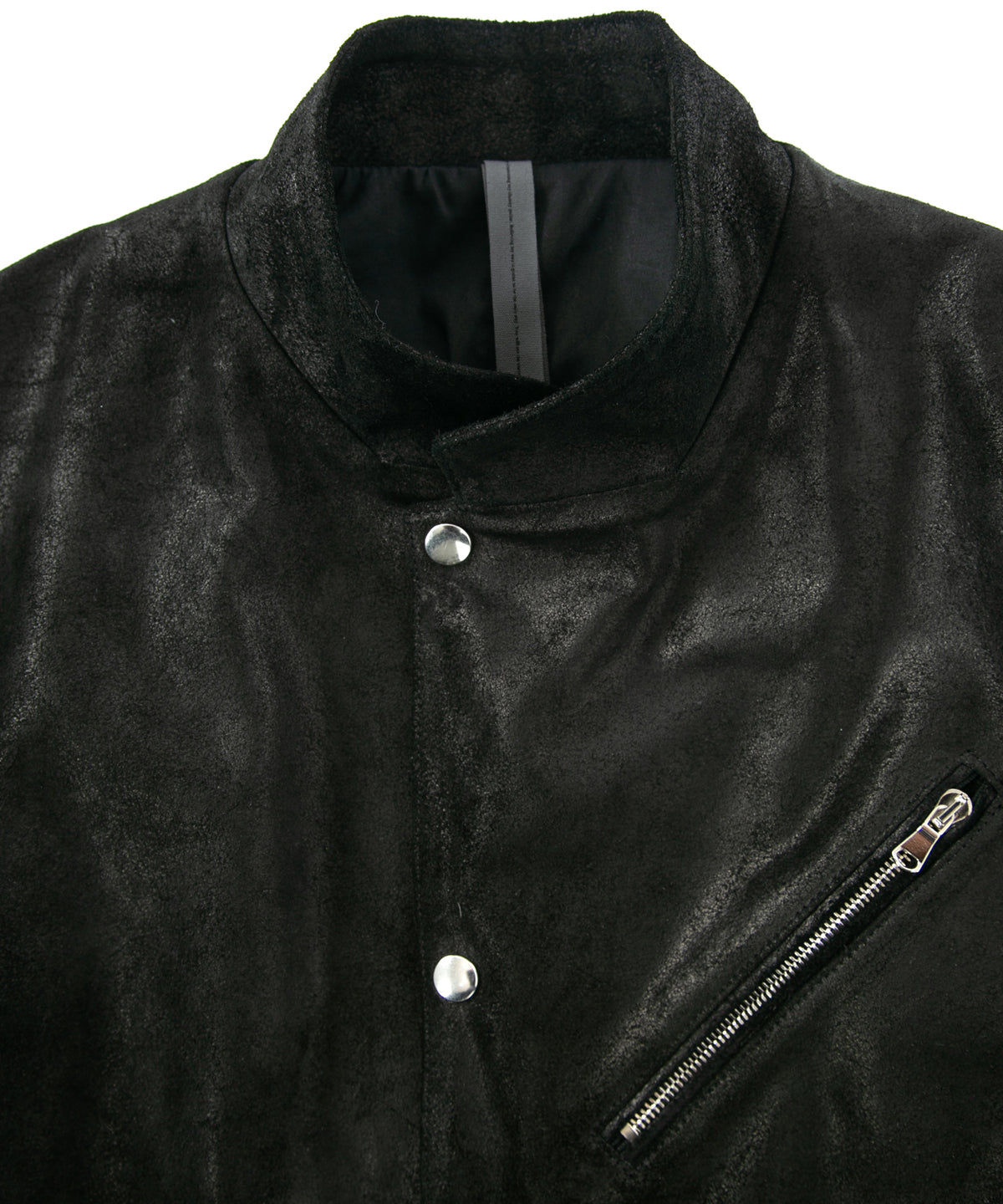 ジャパンカウ グレージングスエード TRAMPER トランパーコート - BLACK