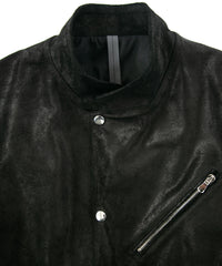 ジャパンカウ グレージングスエード TRAMPER トランパーコート - BLACK