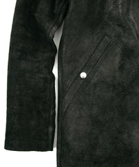 ジャパンカウ グレージングスエード TRAMPER トランパーコート - BLACK