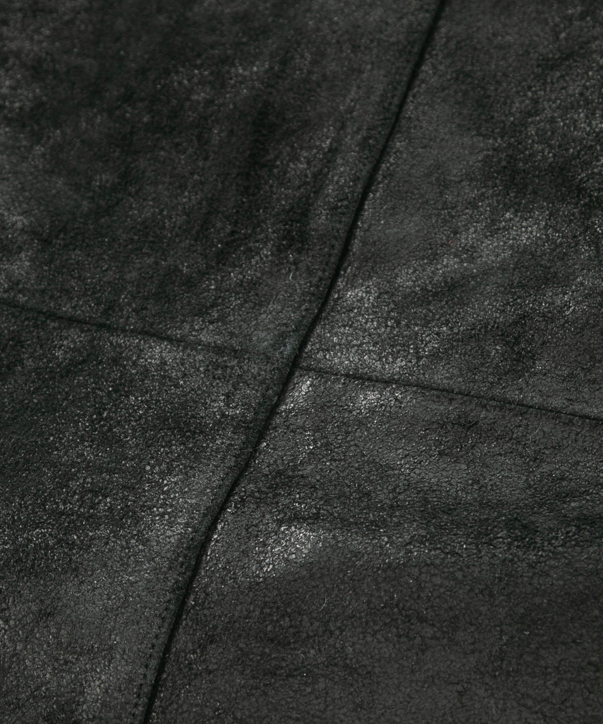 ジャパンカウ グレージングスエード TRAMPER トランパーコート - BLACK