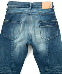 12.5oz Organic Cotton Stretch Denim Regular Straight Jeans - INDIGO