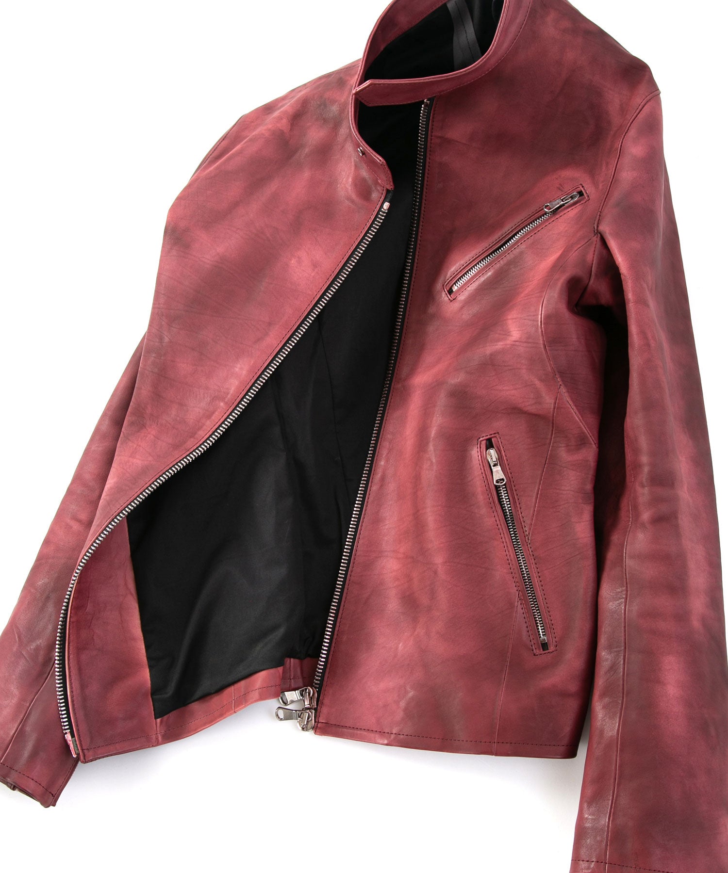 Burning Dyed 燃焼製品染め タンニン鞣し カーフスキン 