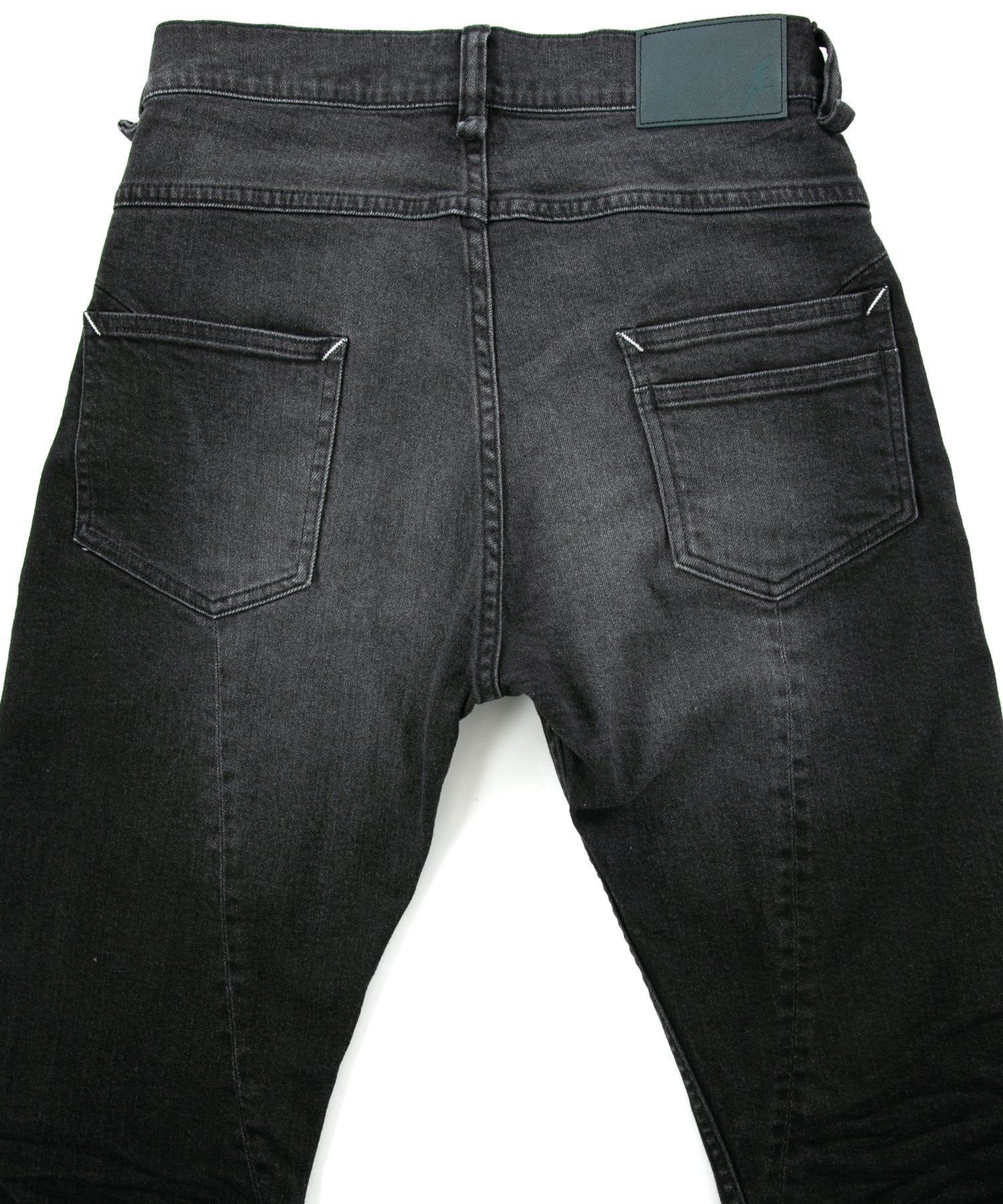 Load image into Gallery viewer, 11oz Organic Cotton Stretch Denim Regular Straight Jeans - BLACK