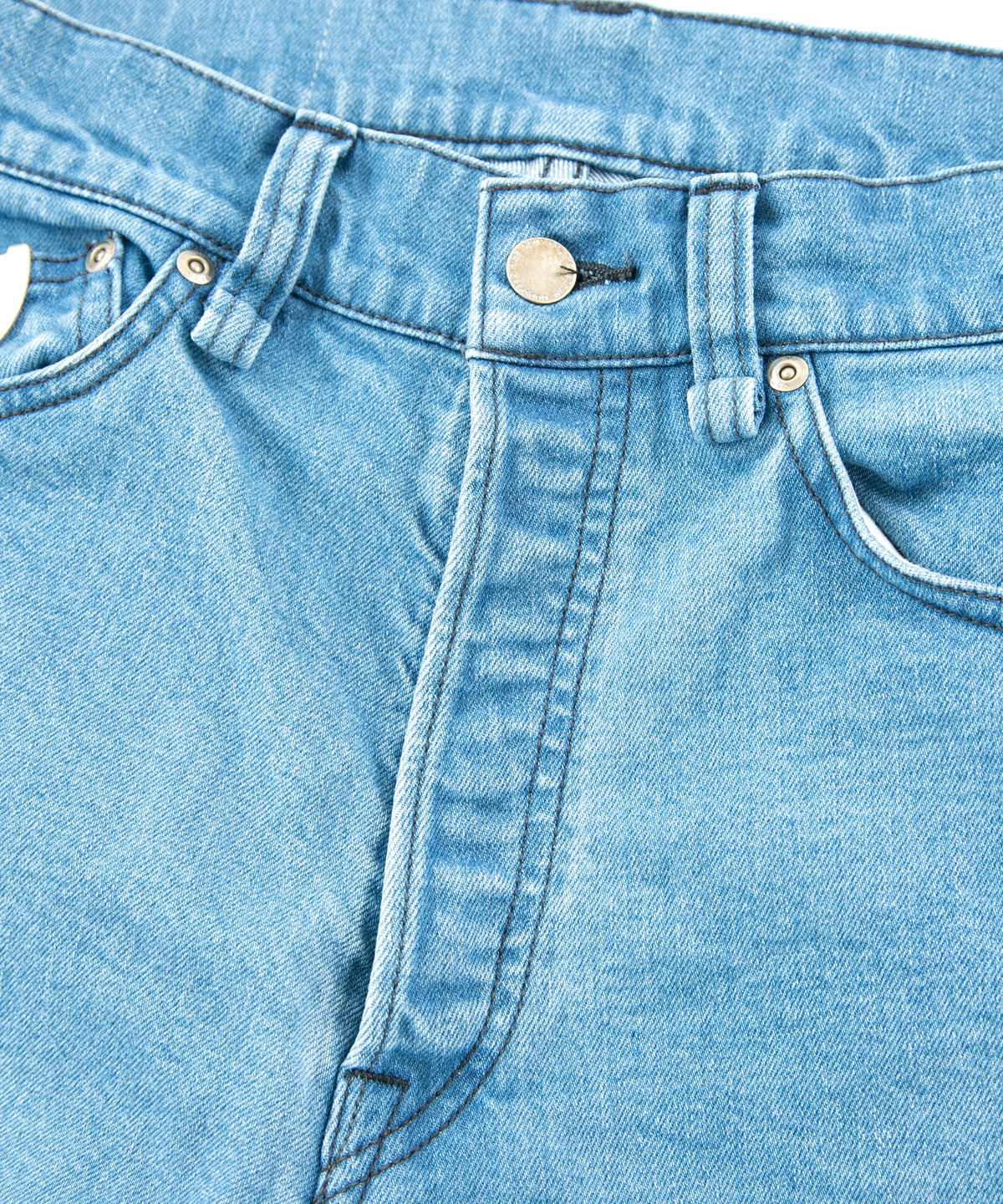 12.5oz オーガニックコットン ストレッチデニム GRAND BUGGY バギー ジーンズ - INDIGO USED