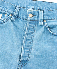 12.5oz オーガニックコットン ストレッチデニム GRAND BUGGY バギー ジーンズ - INDIGO USED