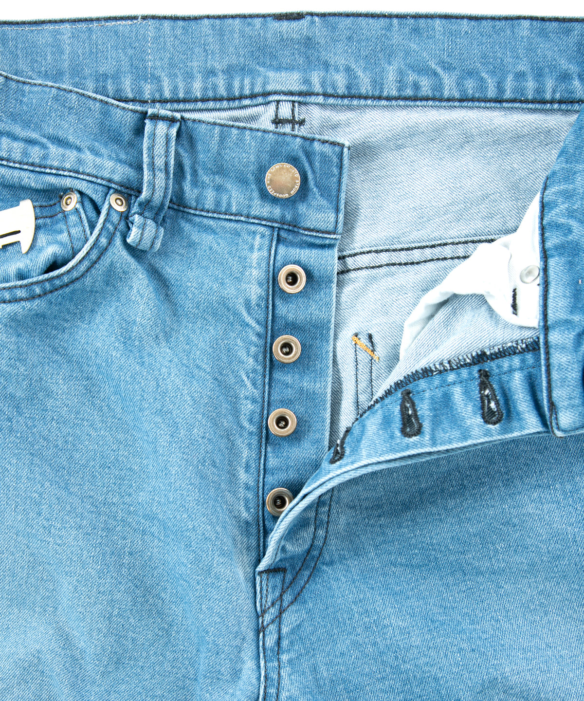 12.5oz オーガニックコットン ストレッチデニム GRAND BUGGY バギー ジーンズ - INDIGO USED