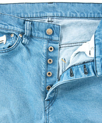 12.5oz オーガニックコットン ストレッチデニム GRAND BUGGY バギー ジーンズ - INDIGO USED