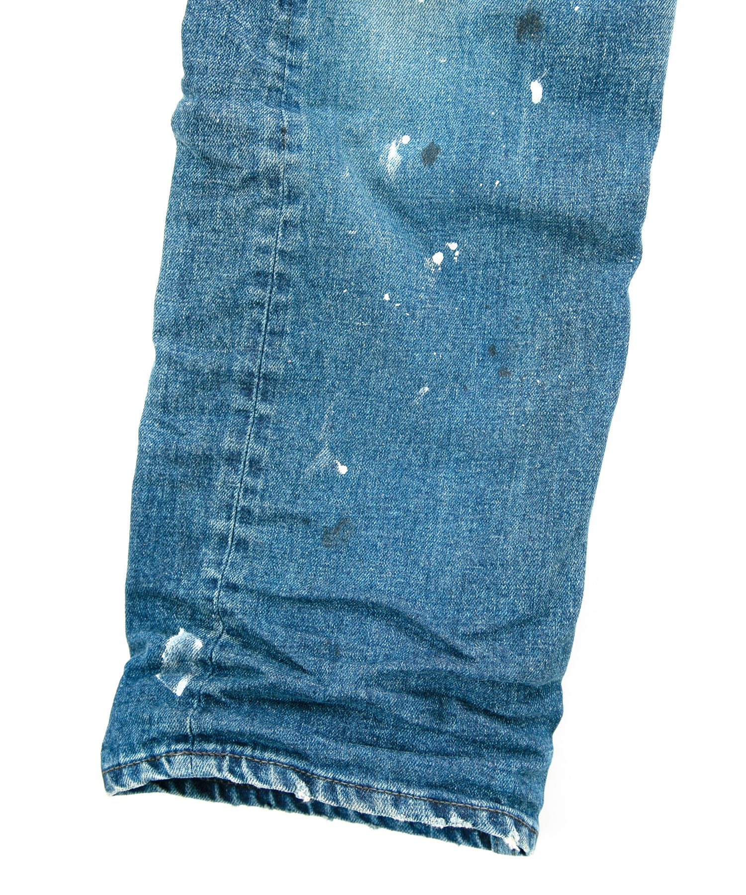 Load image into Gallery viewer, 12.5oz Organic Cotton Stretch Denim &quot;1977&quot; Regular Straight Jeans 100 YEARS PROCESSING / INDIGO
