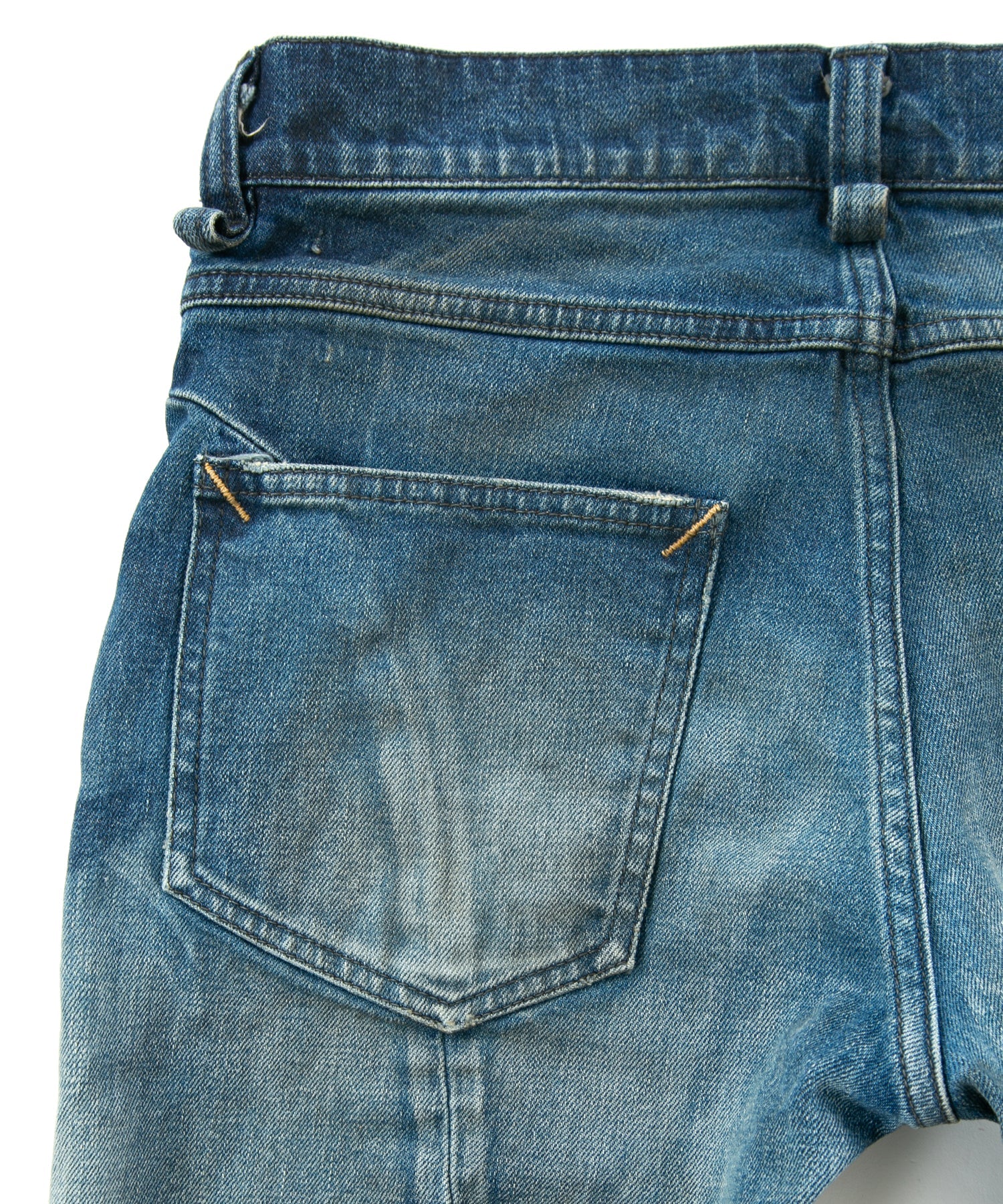 Load image into Gallery viewer, 12.5oz Organic Cotton Stretch Denim Skinny Jeans HARD USED PROCESSING - INDIGO