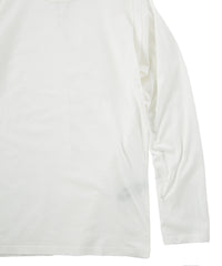 Natural Soft Cotton Plain Stitches Crew Neck T-shirt - WHITE