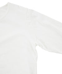 Natural Soft Cotton Plain Stitches Crew Neck T-shirt - WHITE