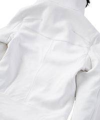 Load image into Gallery viewer, Aldehyde Tanned Deerskin Riders Jacket / PURE WHITE