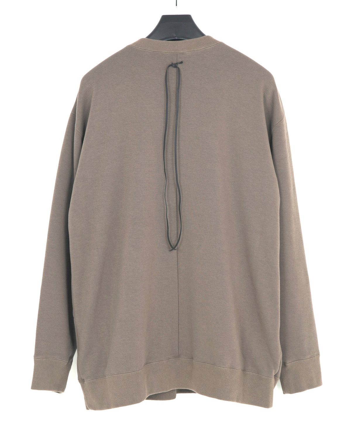 Stretch Cotton Polyester Knit Backside Velor finish Sweat Shirts - OLIVE