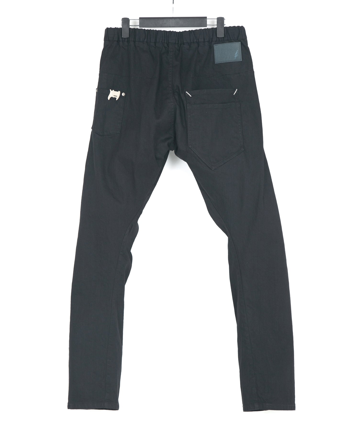 Load image into Gallery viewer, 10oz Organic Cotton Stretch Denim &quot;Easy Lyla&quot; 3D Easy Wide - BLACK