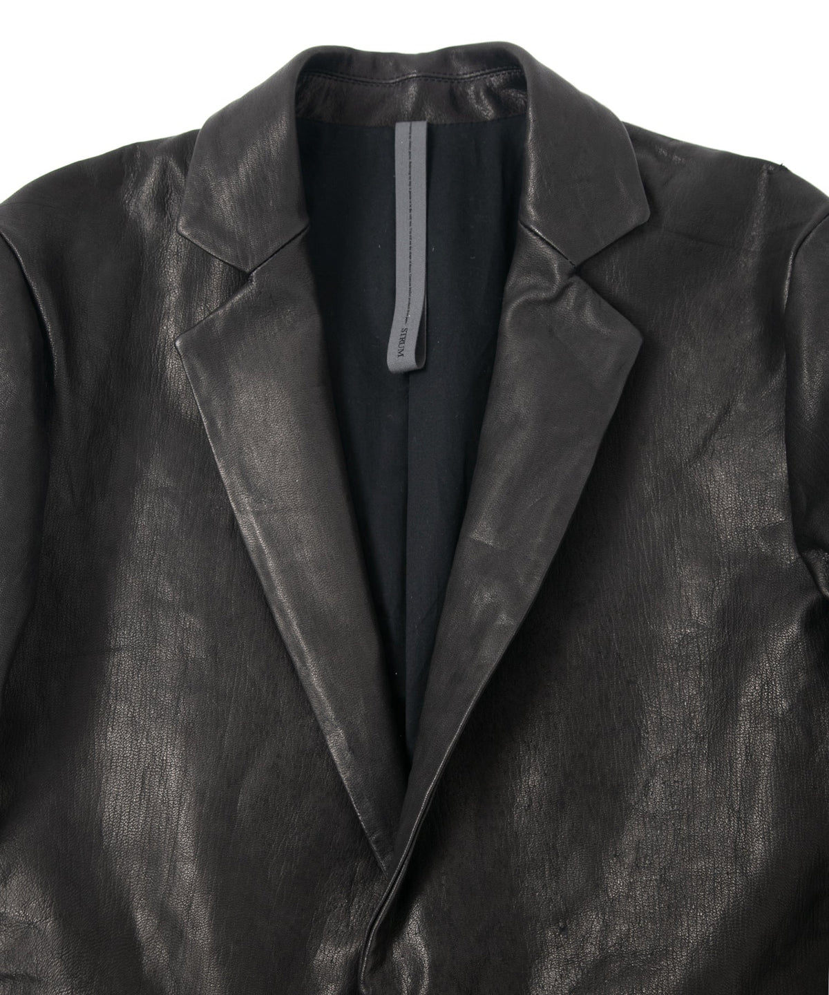 黒染め 蝦夷鹿 白鞣し BONO ジャケット - BLACK