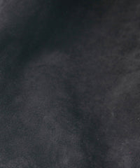 スエード ホースハイド "AD-ROCK" プルオーバー フードブルゾン - BLACK