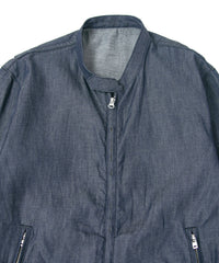 6oz Organic Cotton Denim Single Riders Coveralls - INDIGO