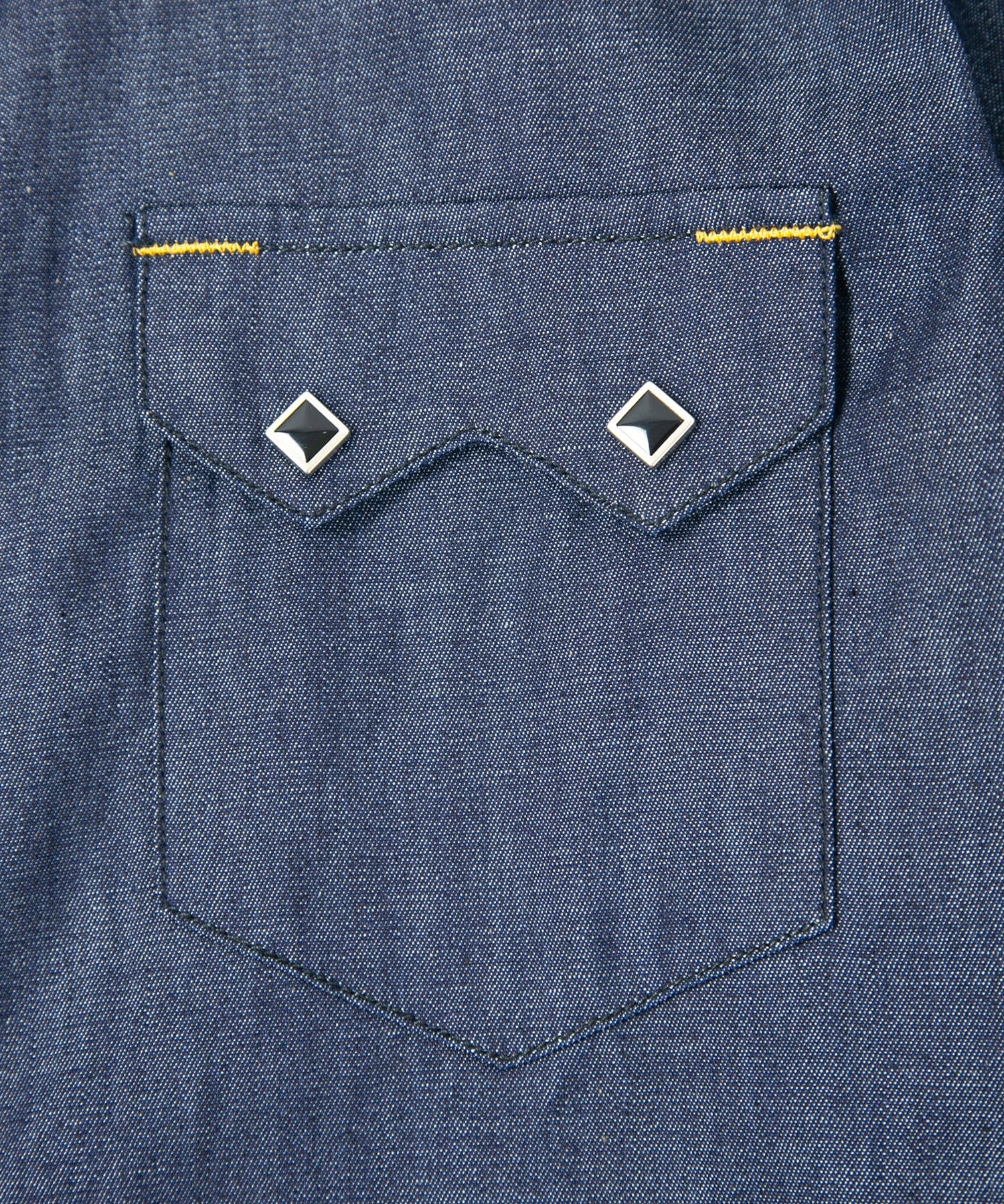 Load image into Gallery viewer, 6oz Organic Cotton Denim Long Sleeved Western shirt - INDIGO