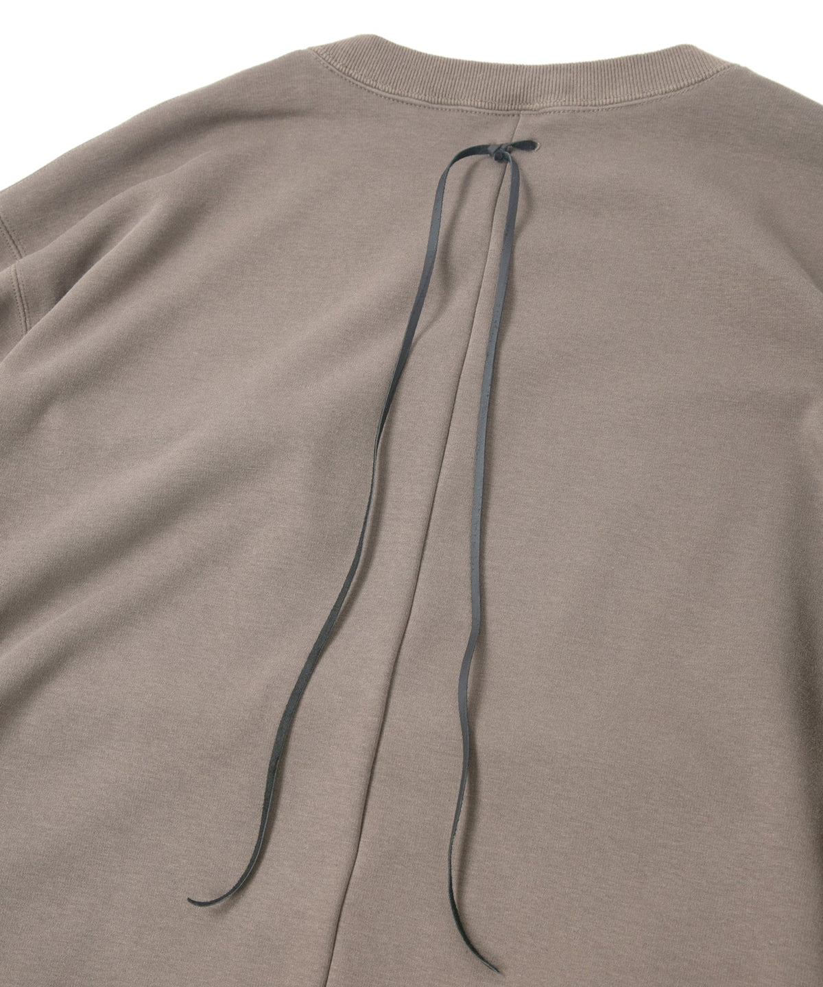 Stretch Cotton Polyester Knit Backside Velor finish Sweat Shirts - OLIVE