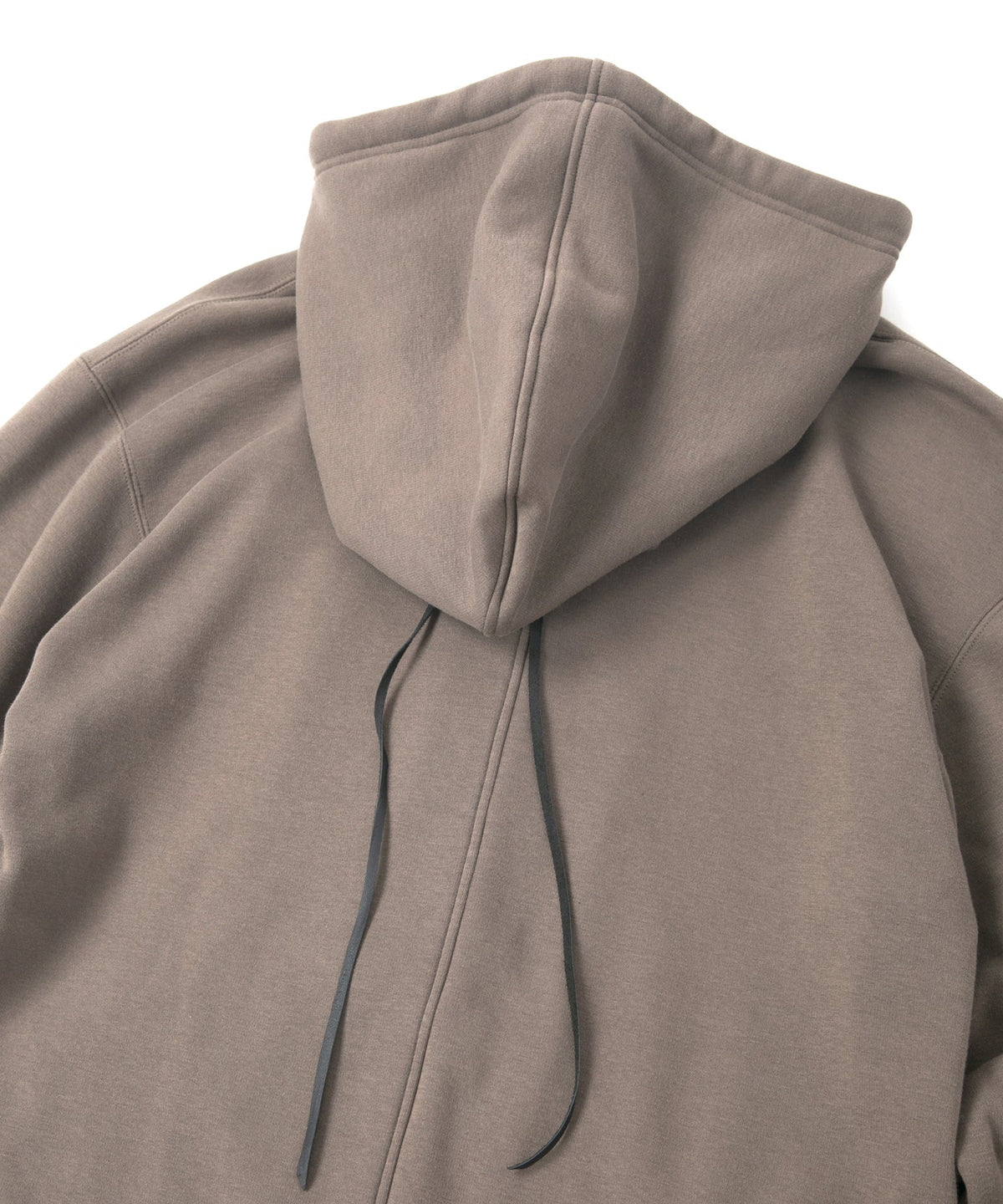 Stretch Cotton Polyester Knit Backside Velor finish Zip up Hoodie - OLIVE