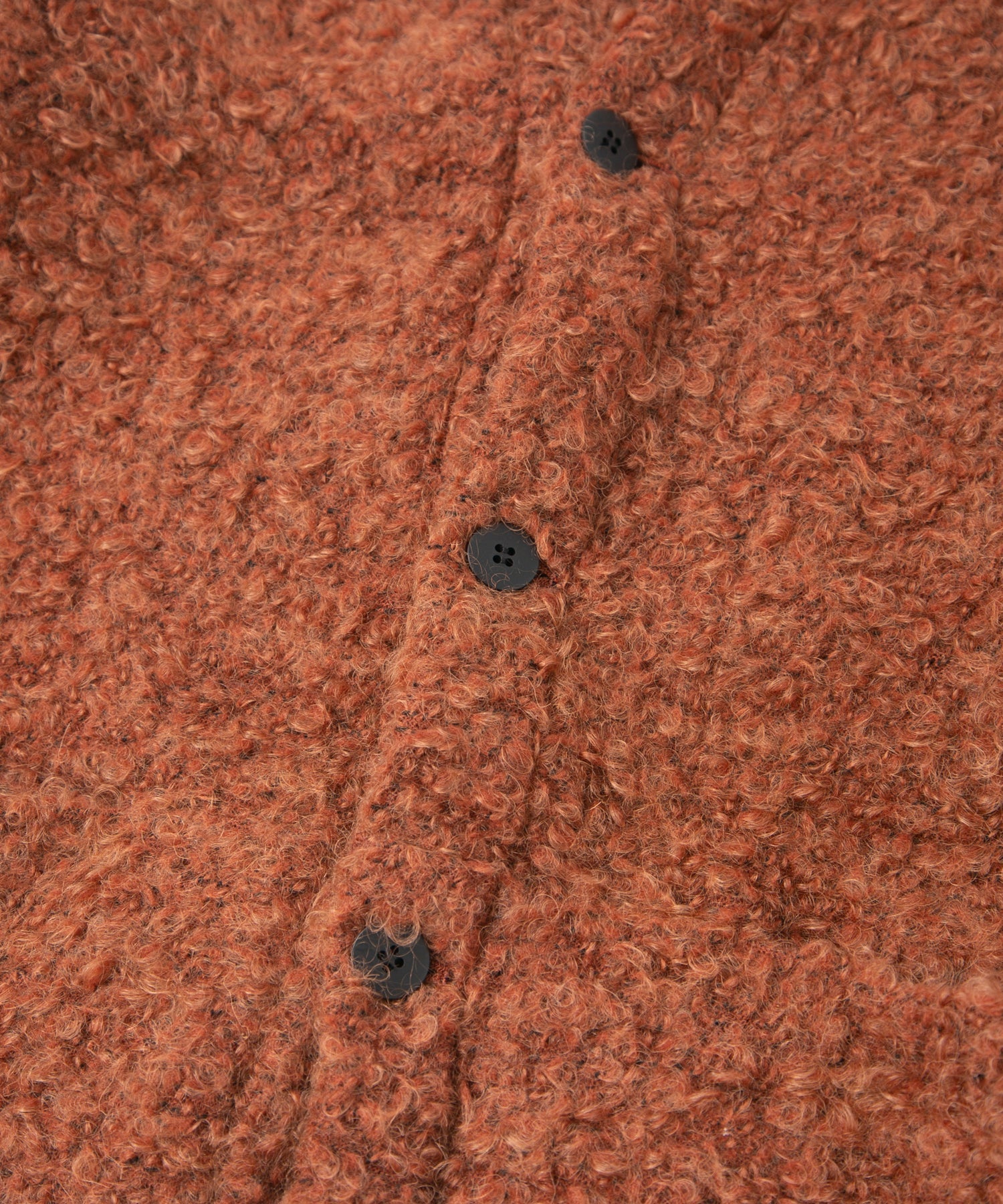Load image into Gallery viewer, Loop Tweed Knit Long Cardigan - ORANGE