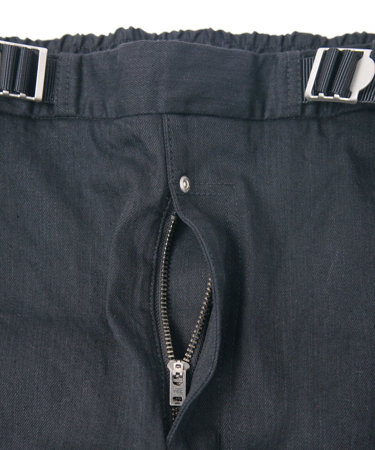 10oz オーガニックコットン ストレッデニム Easy Lyla 3D イージーワイド - BLACK