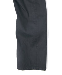 10oz オーガニックコットン ストレッデニム Easy Lyla 3D イージーワイド - BLACK