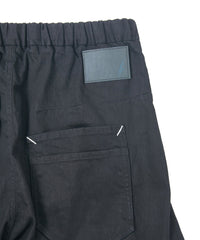 10oz オーガニックコットン ストレッデニム Easy Lyla 3D イージーワイド - BLACK