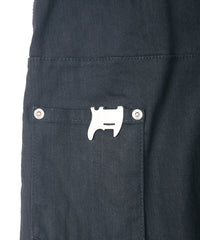 10oz オーガニックコットン ストレッデニム Easy Lyla 3D イージーワイド - BLACK