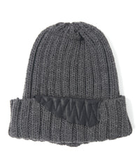 Wool Acrylic Low Gauge Rib Knitting Cap - CAHRCOLE