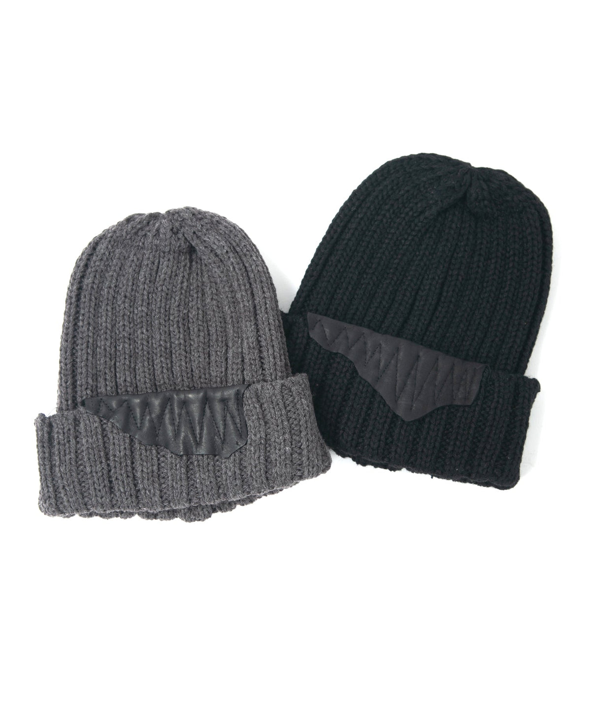 Wool Acrylic Low Gauge Rib Knitting Cap - CAHRCOLE